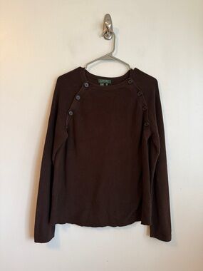Preowned Women’s Size XL Brown Lauren Ralph Lauren Sweater